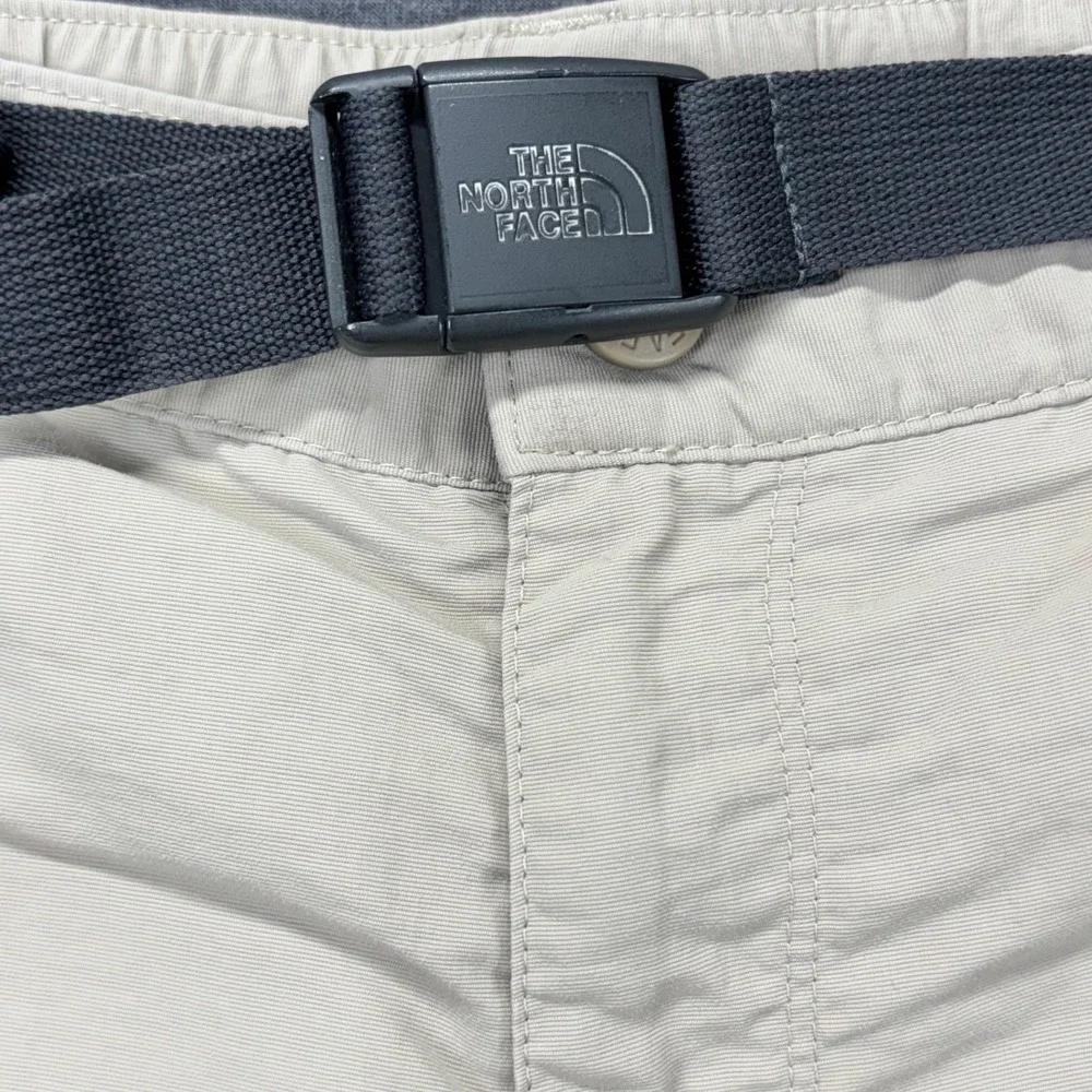 The North Face Shorts Mens XL Beige Cargo Hiking 10in Inseam 38 Waist Belt